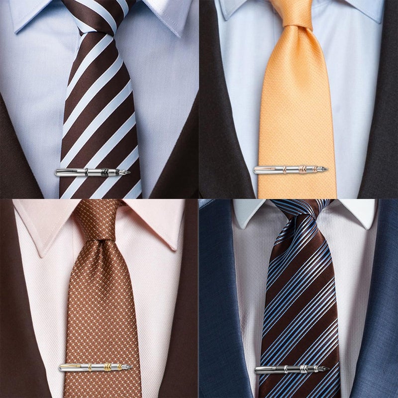 HAWSON 2/2.2 Inch Various Tie Clips for Men Unique, Personalized Novelty Tie Bars Pins Tacks, Funny Theme Wedding Holiday Gifts for Husband Groomsmens - Image 5